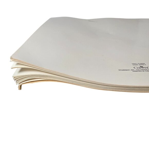 Vintage Halloween Window Clings Book Vinyl Stickers Glow in the Dark Christmas - Picture 4 of 16